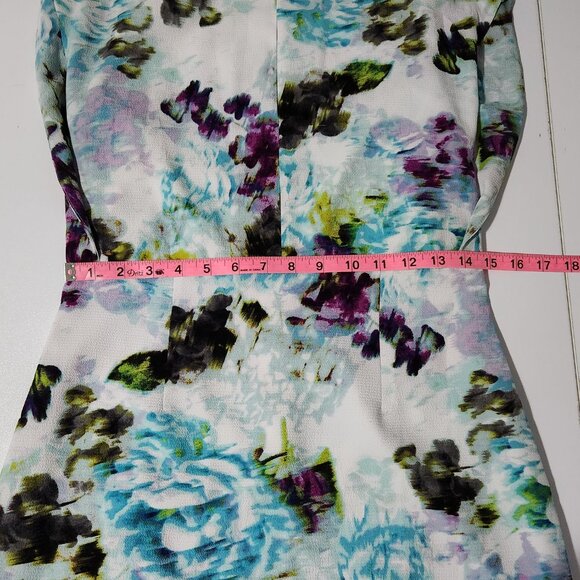 Covington Floral Printed Sleeveless Day Dress Size 6 - Picture 10 of 14